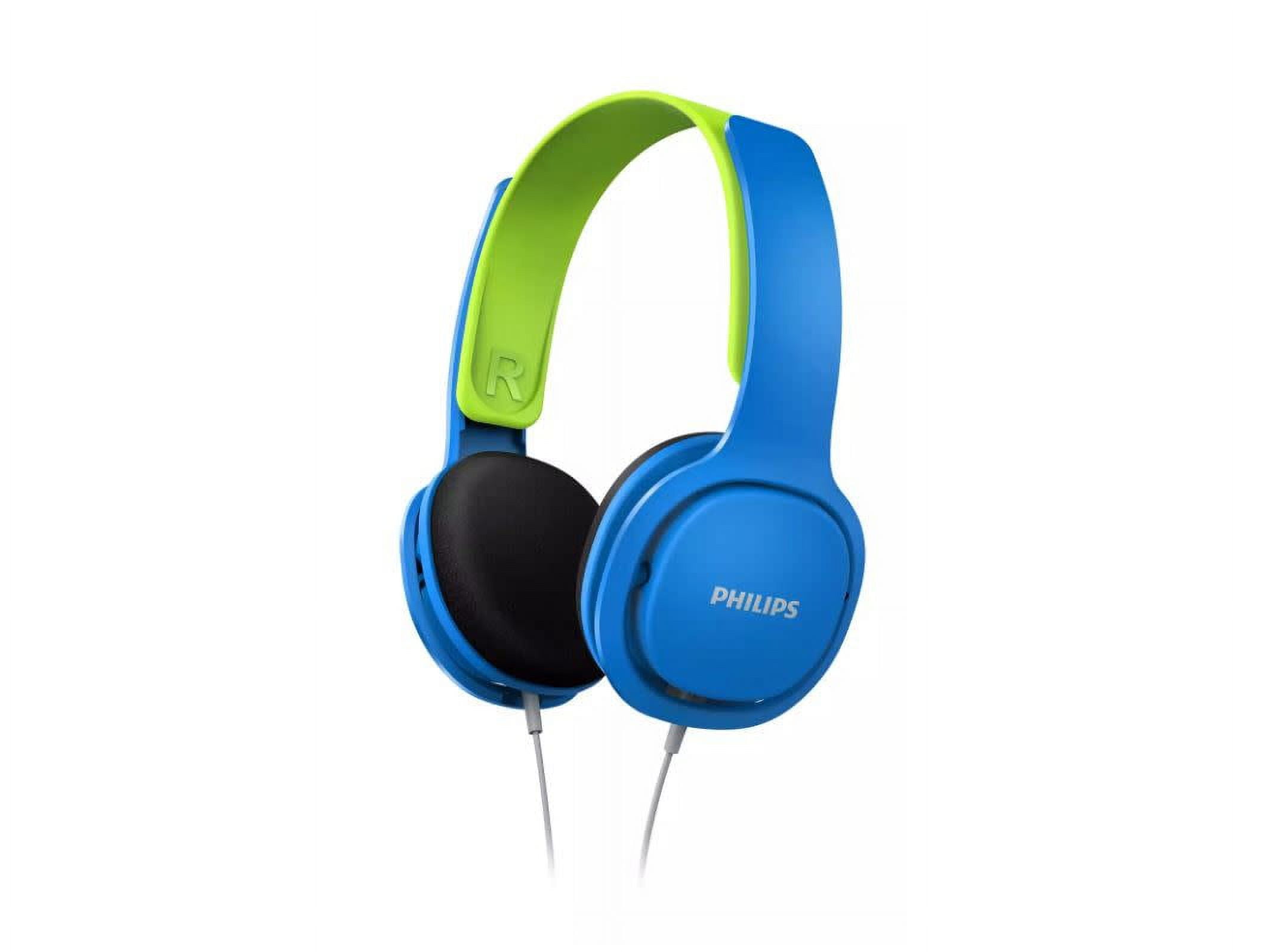 (4 pack) Philips Kids Headphones, Blue