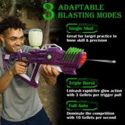 Gel Blaster Starfire XL, Glow-in-the-Dark, Adjustable 170-250 FPS, 150FT Range, 3 Modes, 6000 Gellets
