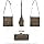 KL928 Multi Zipper Pockets Messenger Bag Large Crossbody Shoulder Bag for Women Gifts