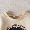 thumbnail image 7 of Gubotare Boys Printed Sweatshirt Toddler Boy Cotton Crewneck Long Sleeve Sweatshir Size 12 18 Months (Beige,12-18 Months), 7 of 7
