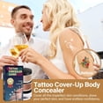thumbnail image 2 of Tattoo Cover Up, 2 Colors, Waterproof & Sweatproof Tattoo Cover Up Makeup, Suitable for Vitiligo, Dark Spots, Scars, 2 of 9