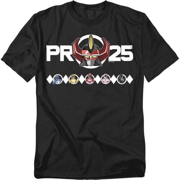 Power Rangers T-Shirt Megazord 25 Unisex Graphic Tee For Men & Women