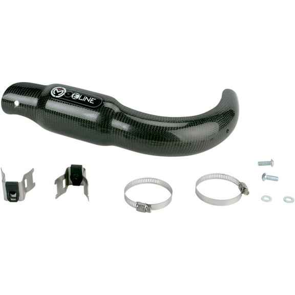 Moose Racing Carbon Pipe Guard for FMF Power Bomb Exhaust (YPB4507)