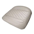 thumbnail image 1 of Almencla Universal Adjustable PU Leather Rear Car Front Seat Bottom Cover Cushion Pad Mat Grey Front, 1 of 8