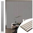 thumbnail image 3 of Wood Slat Acoustic Panels for Wall and Ceiling - Fluted Sound Absorbing Panel with Wood Finish - Walnut, 3 of 6
