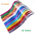 thumbnail image 3 of Kit de oropel para el cabello Hebras con herramienta 48 pulgadas 12 colores 2400 hebras para mujeres Niñas Fiesta Fairy Tinsel Hair Sincero Hogar, 3 of 6