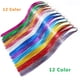 thumbnail image 3 of Kit de oropel para el cabello Hebras con herramienta 48 pulgadas 12 colores 2400 hebras para mujeres Niñas Fiesta Fairy Tinsel Hair Sincero Hogar, 3 of 6