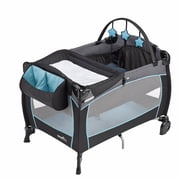 Evenflo Portable Comfortable Babysuite Deluxe Playard w/ Changer & Bassinet, Koi