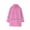 Hot Pink, variant on Kids Hooded Raincoat Oversized Waterproof Long Jacket with Pocket Fall Winter Buttons Long Sleeve Rain Jackets Coats 3-11Years