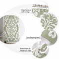 thumbnail image 4 of Shower Curtain, Luxury Flower Sage Green Waterproof Shower Curtain Set with Hooks for Bathroom Showers,Stalls and Bathtubs,60x72In Abstract Floral, 4 of 9