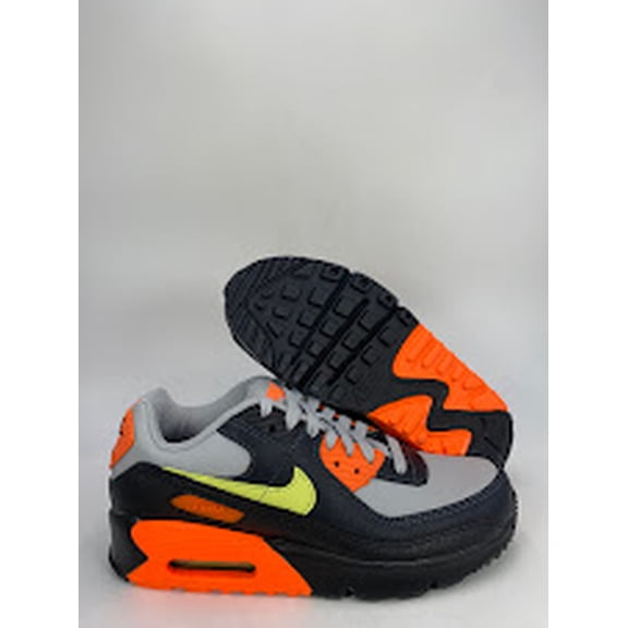 Nike Air Max 90 LTR (GS) LT Smoke Grey Limelight (CD6864 033) Size 5Y
