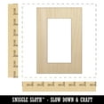 thumbnail image 2 of Rectangle Outline Box Frame Wood Shape Unfinished Piece Cutout Craft DIY Projects - 6.25 Inch Size - 1/8 Inch Thick, 2 of 7
