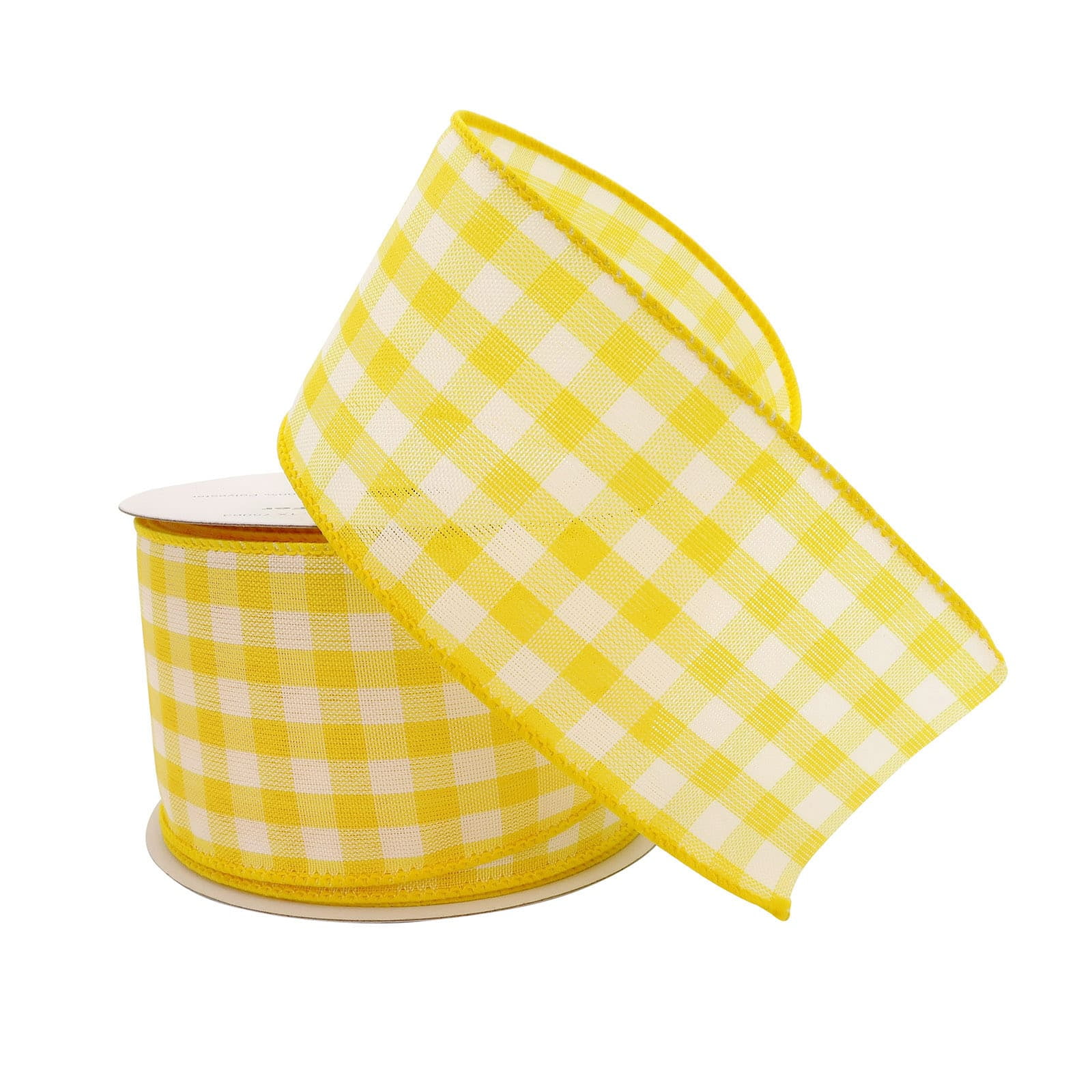 12 Pack: 2.5" x 8.3yd. Gingham Wired Ribbon by Celebrate It