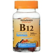 6 Pack - Sundown Naturals Vitamin B-12 500mcg Gummies 50 Each