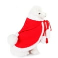 thumbnail image 4 of XISAOK Stylish Pet Christmas Costume Cape with Adjustable Chin Strap Rope Easy to Wear, 4 of 11