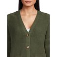 thumbnail image 7 of Time and Tru Women's Midweight Boyfriend Cardigan, 7 of 7
