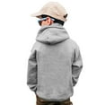 thumbnail image 3 of Baby Boys Hoodies Dinosaur Printed Drop Shoulder Outwear Trendy Spring Casual Girls and Toddlers' Pullover Hoodie Sweatshirt,A3-Grey,5-6 Years, 3 of 6