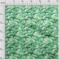 thumbnail image 3 of oneOone Cotton Jersey Sea Green Fabric Ocean Shark Craft Projects Decor Fabric Printed By The Yard 58 Inch Wide, 3 of 4