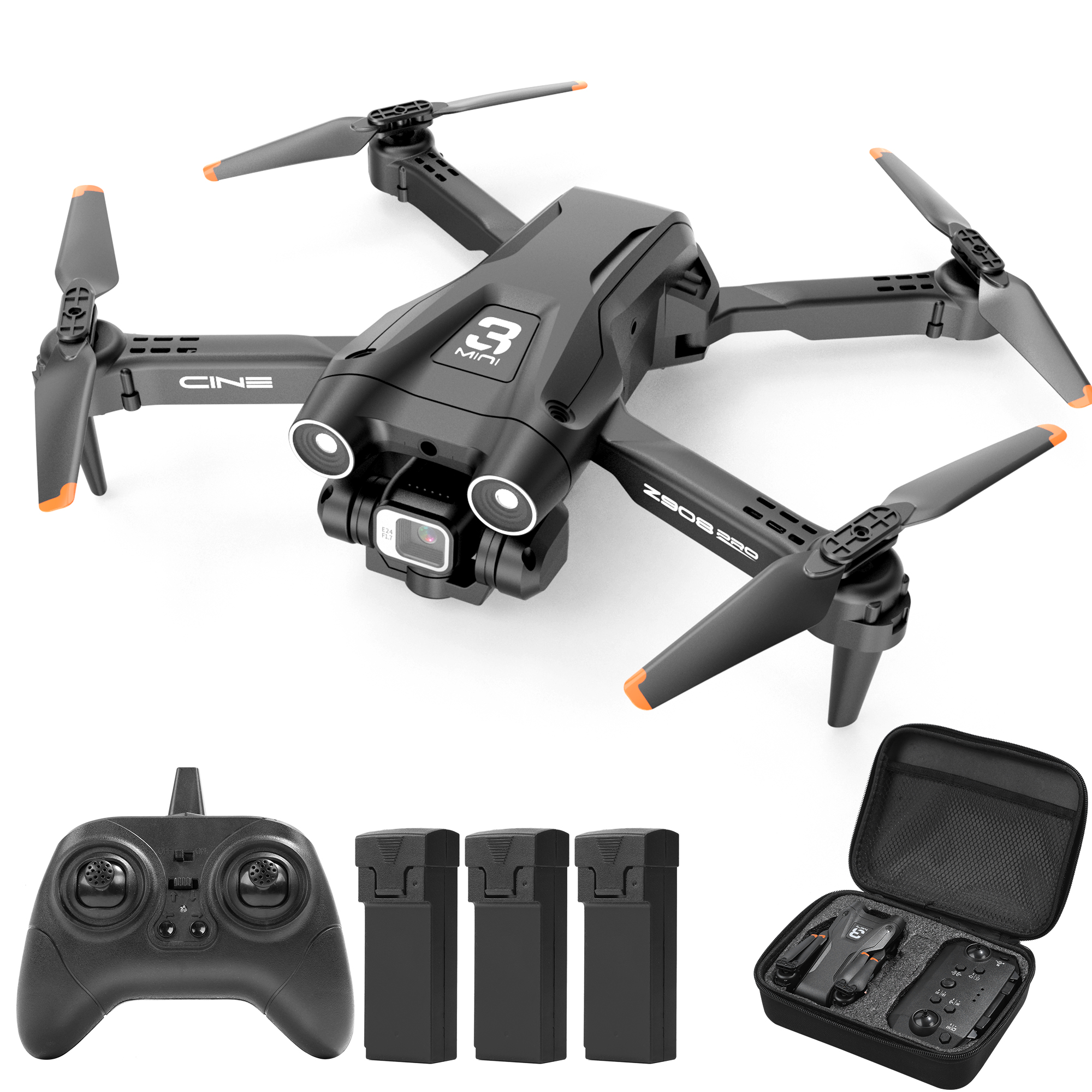 D96 Drone with 4K HD Dual Camera for Adults and Beginners Foldable