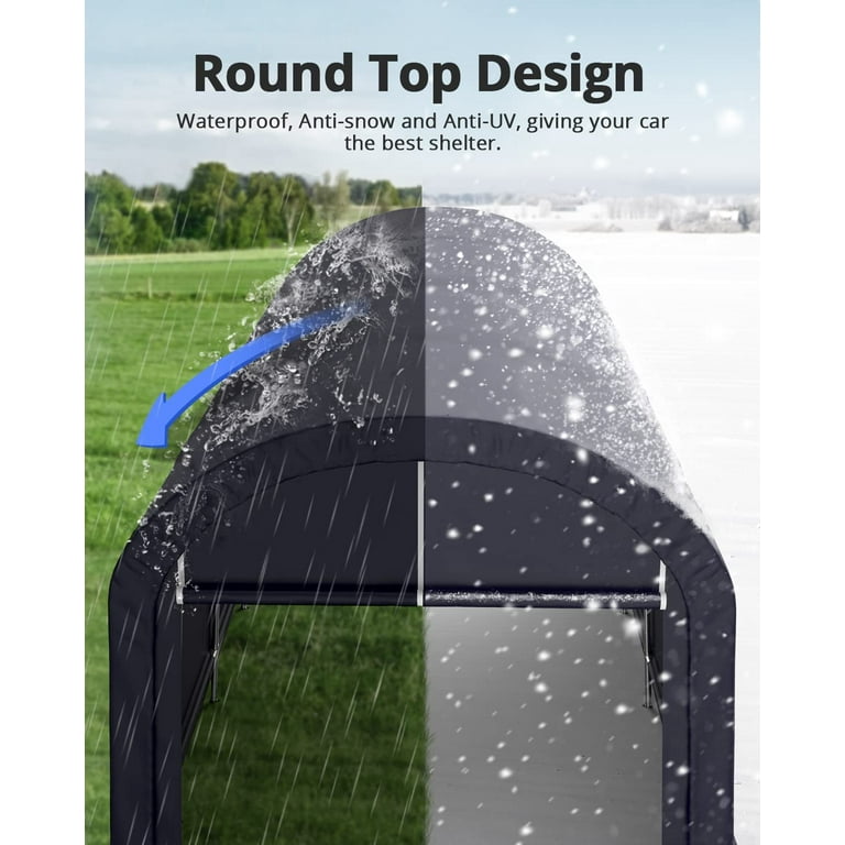 Car canopy for snow top
