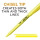 thumbnail image 3 of Iluminador BIC Brite Liner con punta cincel azul, paquete de 12 unidades, 3 of 7