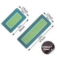 thumbnail image 2 of UNIWELL 2-Pack Kitchen Rugs, Non-Slip Machine Washable Mats for Laundry & Sink 17"x30"+17"x47" Green, 2 of 6