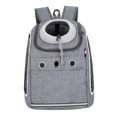 thumbnail image 1 of Mochila portátil de malla transpirable para mascotas, bolsa de transporte plegable de gran capacidad para gatos, suministros para viajes al aire libre, 1 of 4