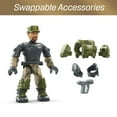 thumbnail image 5 of MEGA Halo UNSC Hornet Recon Building Kit with 2 Micro Action Figures (291 Pieces), 5 of 7