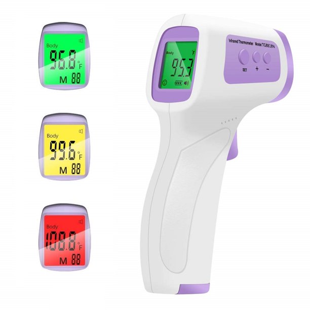 Infrared Forehead Thermometer for Adults, Non Contact Touchless Digital