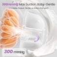 thumbnail image 2 of Lucina Baby Extractor de leche portátil manos libres 4 modos 9 niveles, 2 of 9