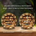 thumbnail image 2 of Wooden Bakery Clock Bread Lovers Gift 10-Inch Silent Wooden Wall Clock, Battery Operated (AA Batteries Not Included), Artistic Home Decor, 2 of 7