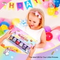 thumbnail image 5 of SAVILAND Glamkids Kids Nail Polish Set: 12 Colors Quick Dry Non-Toxic Nail Polish for Toddler, Water Based Peel-Off Fingernail Polish Safe Nail Art Kit with Sticker, 5 of 8