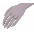 thumbnail image 4 of 925 Sterling Silver Fashion Promise Rings for Her Wedding Ring Set Make Great Valentines Gift for Women, 4 of 6