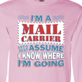 thumbnail image 4 of Inktastic Mail Carrier Postal Worker Long Sleeve T-Shirt, 4 of 5