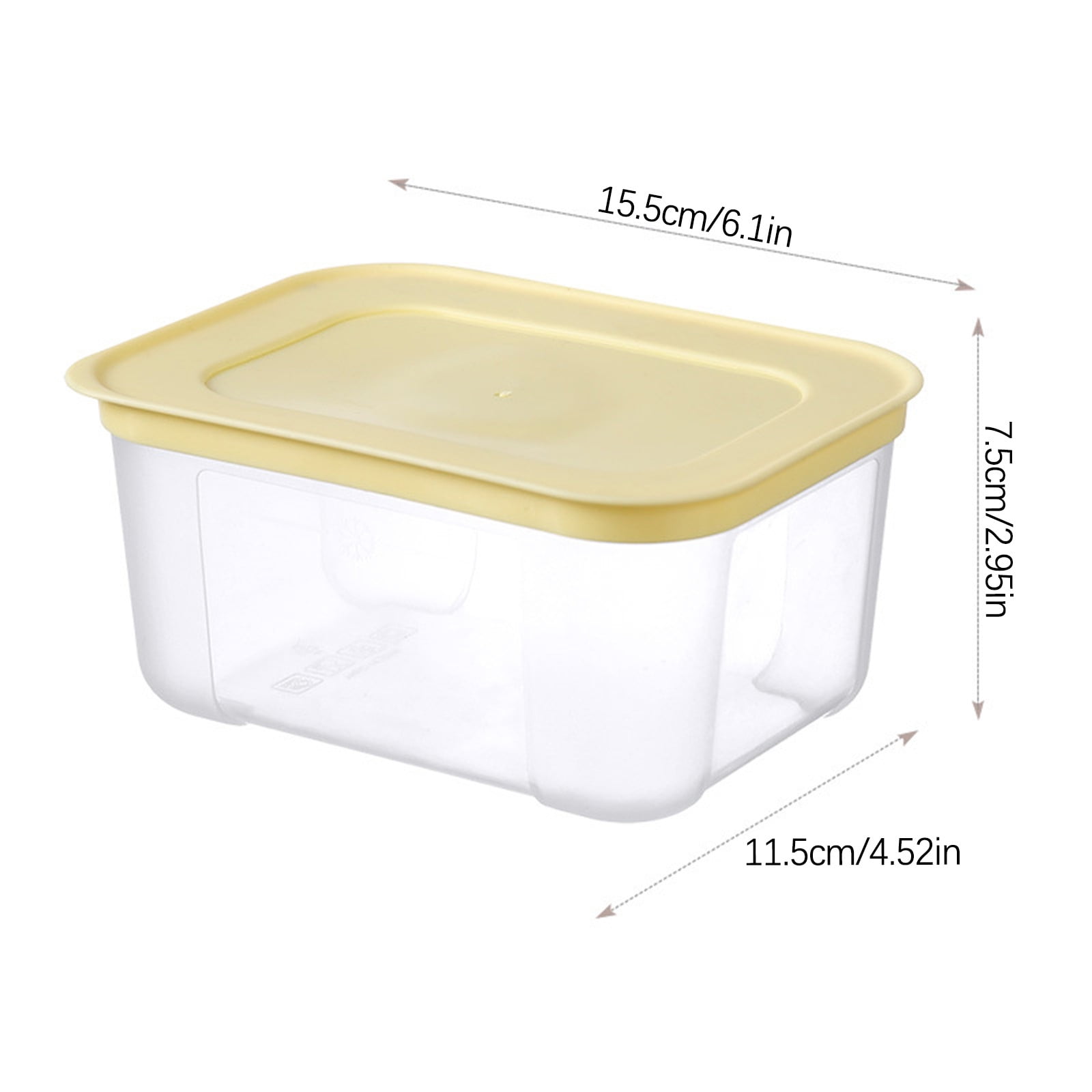 EDHITNR Clearance Kitchen Storage Box, Freezer Sealing Box, Food Grade Packaging Preservation Box, Refrigerator Storage Box Black and Friday Deals 90% off