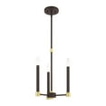 thumbnail image 5 of Livex Lighting - Karlstad - 3 Light Chandelier in Contemporary Style - 12 Inches, 5 of 9