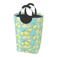 thumbnail image 2 of Vsdgher Yellow Lemon Print Square Laundry Bag Large Collapsible Dirty Clothes Bags With Handles Waterproof Essentials Storage For College Dorm, Family, 2 of 6