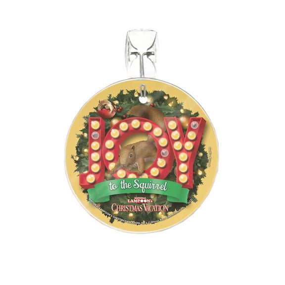 National Lampoons Christmas Vacation (Joy to the Squirrel) StarFire Prints™ Glass Art SPCIR512