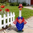 thumbnail image 4 of ZhyrZng Patriotic Porch Goose 4th Of July Costume Goose | Festive White Holiday Decoration & Waterproof Fabric Dressing For Outdoor Yard Displays During Seasonal Events, 4 of 7
