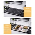 thumbnail image 2 of Large Induction Cooktop Protector Mat Snowman Grey Stove Top Covers for Electric Stove, Christmas Tree Forest Elk Birds Winter Snowflake Decorative Stove Burner Cover Mats, Glass Top Stove Cover, 2 of 7