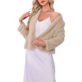 thumbnail image 4 of CHAQUETA CORTA DE PIEL SINTÉTICA INSPIRE CHIC PARA MUJERES, ABRIGO DE INVIERNO CASUAL DE MANGA LARGA, EXTERIORES CÁLIDOS, TAMAÑO XS, ORO CHAMPÁN, 4 of 6