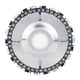 thumbnail image 2 of 4 Inch Grinder Chain Disc 22 Tooth Wood Carving Wheel for 100/115mm Angle Grinder, 2 of 5