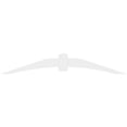 thumbnail image 2 of 84"W x 14"H x 2"D x 6"F, 4/12 Pitch, Archdale Architectural Grade PVC Gable Bracket, 2 of 8