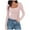 Summer Tops Pink, variant on Womens Slimming Fit Basic Tops, Long Sleeve Shirts for Women Spring Casual Solid Color Slim U Neck T-Shirts Fall Clothes