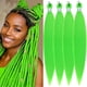thumbnail image 1 of Trenza Ignífuga de 66 Cm, Cabello Sintético Preestirado | Ideas para Festivales de Trenzas Diy, 90 G | Extensiones de Cabello Morado para Trenzas, 1 of 7