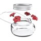 thumbnail image 2 of Hermoso comedero para colibríes Mason Jar con 4 puertos, comedero para colibríes con ventana transparente, alimentación para pájaros pequeños y salvajes, 2 of 5