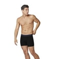 thumbnail image 4 of Wrangler Supima ComfortFlex Stretch Boxer Briefs Men’s Underwear, L, Black/Navy, 6-Pack, 4 of 11