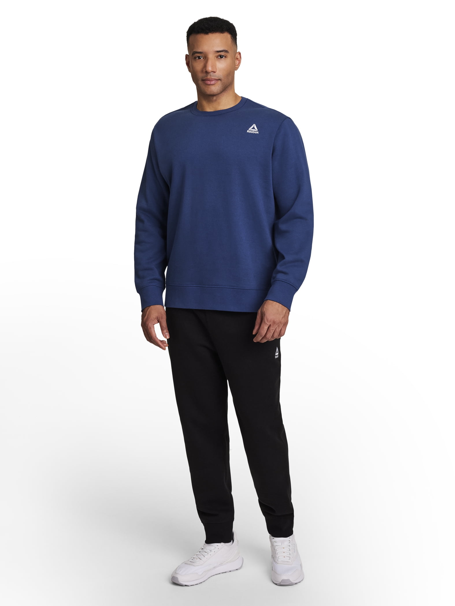 Reebok Men's and Big Men's Game Day Fleece Crewneck Sweatshirt, Sizes XS-5XL
