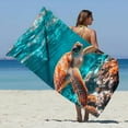 thumbnail image 5 of purcolt Beach Towel for Adults & Kids, Extra Large Quick Dry Absorbent Microfiber Oversized Lightweight Thin Towels for Vacation Beach Pool Swimming, 30"x60", 5 of 9