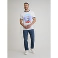 thumbnail image 2 of Jaws Men's & Big Men's Ringer Graphic Tee, Sizes S-3XL, 2 of 6